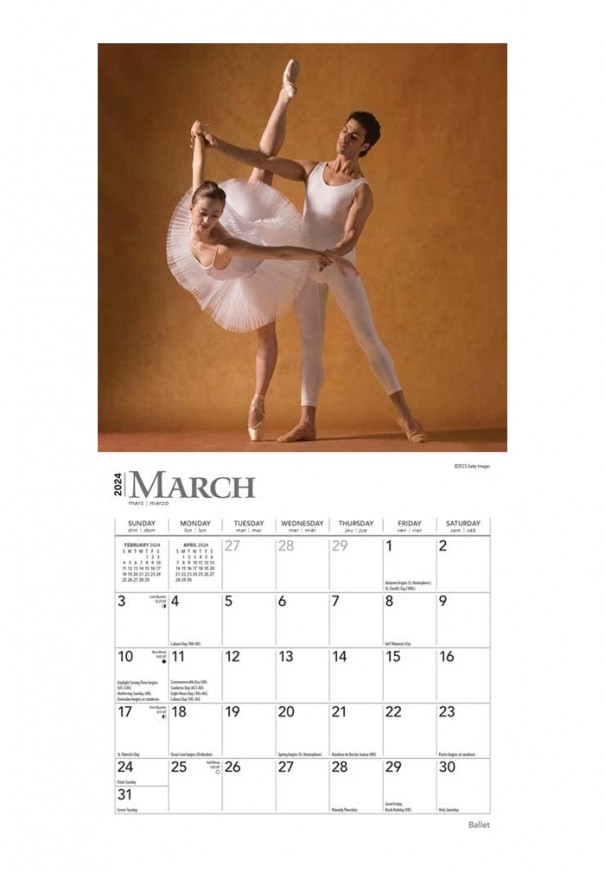 Calendario Ballet 2024